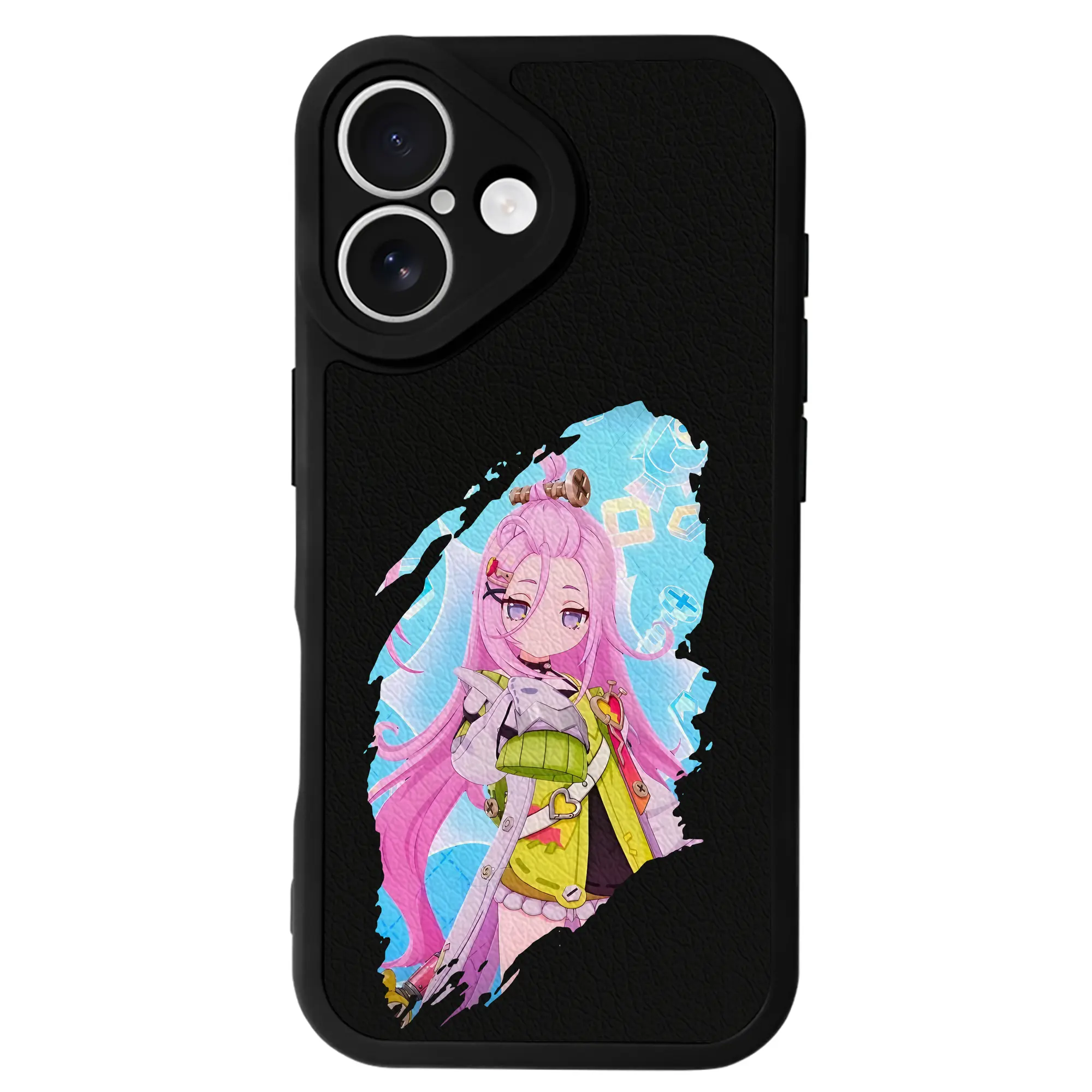 原 神 グッズ アイノ - IPhone 16シリーズ対応 ・ シリコンスマホケース ・ レザー調 ・ 高精度フィット ・ 耐衝撃 ・ ワイヤレス充電対応 ・ 精密カット